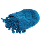 Maxbell Unisex Beard Hat Knit Beanie Cap Winter Warm Octopus Hat Windproof Funny Blue