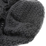 Maxbell Unisex Beard Hat Knit Beanie Cap Winter Warm Octopus Hat Windproof Funny Dark Gray