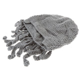 Maxbell Unisex Beard Hat Knit Beanie Cap Winter Warm Octopus Hat Windproof Funny Light Gray