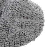 Maxbell Unisex Beard Hat Knit Beanie Cap Winter Warm Octopus Hat Windproof Funny Light Gray