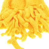 Maxbell Unisex Beard Hat Knit Beanie Cap Winter Warm Octopus Hat Windproof Funny Yellow