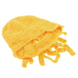 Maxbell Unisex Beard Hat Knit Beanie Cap Winter Warm Octopus Hat Windproof Funny Yellow