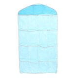 Maxbell 16 Pockets Door Wall Hanging Organizer Sock Underwear Storage Bag Blue 3