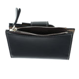 Maxbell Mens Zipper Buckle PU Leather Cash Card Holder Purse Clutch Wallet Black