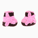 Maxbell Newborn Girls Boys Crochet Knit Costume Photo Photography Props Hat Pink