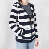 Maxbell Girls Striped Hooded Hoodie Jumper Pullover Sweatshirt Coat Tops Clothes 4XL Stripe