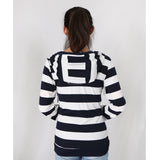 Maxbell Girls Striped Hooded Hoodie Jumper Pullover Sweatshirt Coat Tops Clothes 4XL Stripe