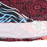 Maxbell Women Printed Floral Retro Short Dress Sleeveless Gallus Braces Skirt M Multicolor