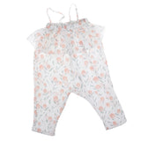 Maxbell Lace Strap Romper Cute Jumpsuit for Baby Girl Toddler One-Pieces 120cm White