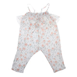 Maxbell Lace Strap Romper Cute Jumpsuit for Baby Girl Toddler One-Pieces 120cm White