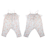 Maxbell Lace Strap Romper Cute Jumpsuit for Baby Girl Toddler One-Pieces 120cm White