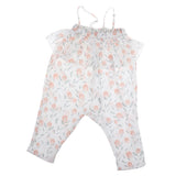 Maxbell Lace Strap Romper Cute Jumpsuit for Baby Girl Toddler One-Pieces 120cm White
