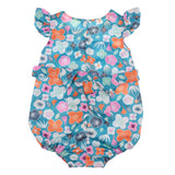 Maxbell Lace Strap Romper Cute Jumpsuit for Baby Girl Toddler One-Pieces 80cm Blue