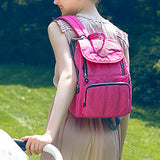 Maxbell Solid Waterproof Mummy Diaper Bag backpack 6 Colors Green