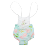 Maxbell Cross Strap Romper Cute Jumpsuit for Baby Girl Toddler One-Pieces Pant 80cm