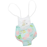 Maxbell Cross Strap Romper Cute Jumpsuit for Baby Girl Toddler One-Pieces Pant 80cm