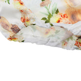 Maxbell Baby Rompers Dress Short Sleeve Rabbit Dots Jumpsuits One-Pieces Pants 80