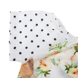 Maxbell Baby Rompers Dress Short Sleeve Rabbit Dots Jumpsuits One-Pieces Pants 80