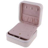 Maxbell Portable Travel Jewellery Box Jewellery Case Storage Gift White