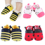 Maxbell Baby Infant Cartoon Slippers Soft Sole Non Slip Toddler Crib 0-4 Months 1