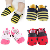 Maxbell Baby Infant Cartoon Slippers Soft Sole Non Slip Toddler Crib 0-4 Months 1
