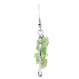 Maxbell Women Vintage Gemstone Tree Of Life Dangle Earrings Jewelry Green