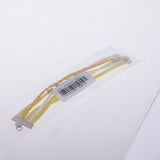 Maxbell Fashion Multilayer Learther Jewelry Wristband Braided Bracelet Yellow