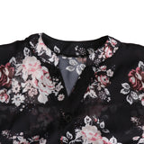 Maxbell Fashion Women Long Sleeve Shirts Tops Formal Blouse Plus Size 4XL Black