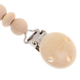 Maxbell DIY Silicon Teething Bracelet Baby Teether Toy Wooden Beads -8