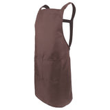 Maxbell 2 Pockets Adjustable Strap For Men Women Home Cooking Kitchen Aprons  Brown
