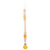 Maxbell Baby Teether Beads Pacifier Chain Crocheted Wooden Beads -5