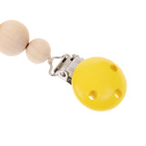 Maxbell Baby Teether Beads Pacifier Chain Crocheted Wooden Beads -5