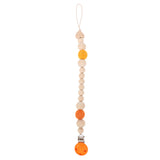 Maxbell Baby Teether Beads Pacifier Chain Crocheted Wooden Beads -3