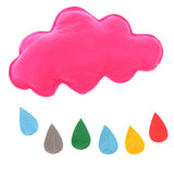 Maxbell Photography Decoration Baby Room Hanging Decoration Raindrop Red