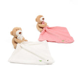 Maxbell Nursery Toddler Soft Smooth Bath Security Cartoon Bear Toy Blanket Pink