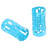 Maxbell 50pcs/Lot Dread lock Beads Hair Rings Adjustable Hair Braid Cuff Clip Blue