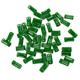 Maxbell 50pcs/Lot Dread lock Beads Hair Rings Adjustable Hair Braid Cuff Clip Green