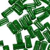 Maxbell 50pcs/Lot Dread lock Beads Hair Rings Adjustable Hair Braid Cuff Clip Green