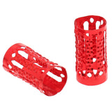 Maxbell 50pcs/Lot Dread lock Beads Hair Rings Adjustable Hair Braid Cuff Clip Red