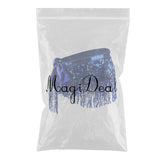 Maxbell Fashion Belly Dance Waist Chain Hip Skirt Scarf with Sequins Tassel Blue
