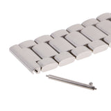 Maxbell Stainless Steel Strap Watch Band + Tools for Samsung Gear S2 Classic Silver