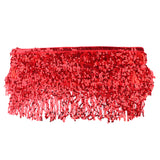 Maxbell Fashion Belly Dance Waist Chain Hip Skirt Scarf with Sequins Tassel Red