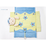 Maxbell Baby Musical Sensory Play Mat Music & Toys Cotton Play Gym Small-Blue