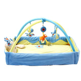 Maxbell Baby Musical Sensory Play Mat Music & Toys Cotton Play Gym Small-Blue