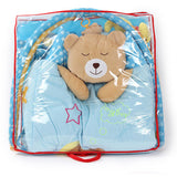 Maxbell Bear Musical Sensory Activity Mat with Sides, Music and Toys for Baby Blue