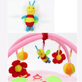 Maxbell Infant Baby Mat Play Gym Mat Soft Cotton Animal Activity Playmat Bee