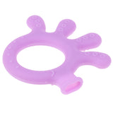 Maxbell Babies Infants Safe Teething cartoon Toys Silicone Molar Rod  Purple Octopus