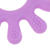 Maxbell Babies Infants Safe Teething cartoon Toys Silicone Molar Rod  Purple Octopus