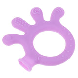 Maxbell Babies Infants Safe Teething cartoon Toys Silicone Molar Rod  Purple Octopus