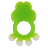 Maxbell Babies Infants Safe Teething cartoon Toys Silicone Molar Rod  Green Frog